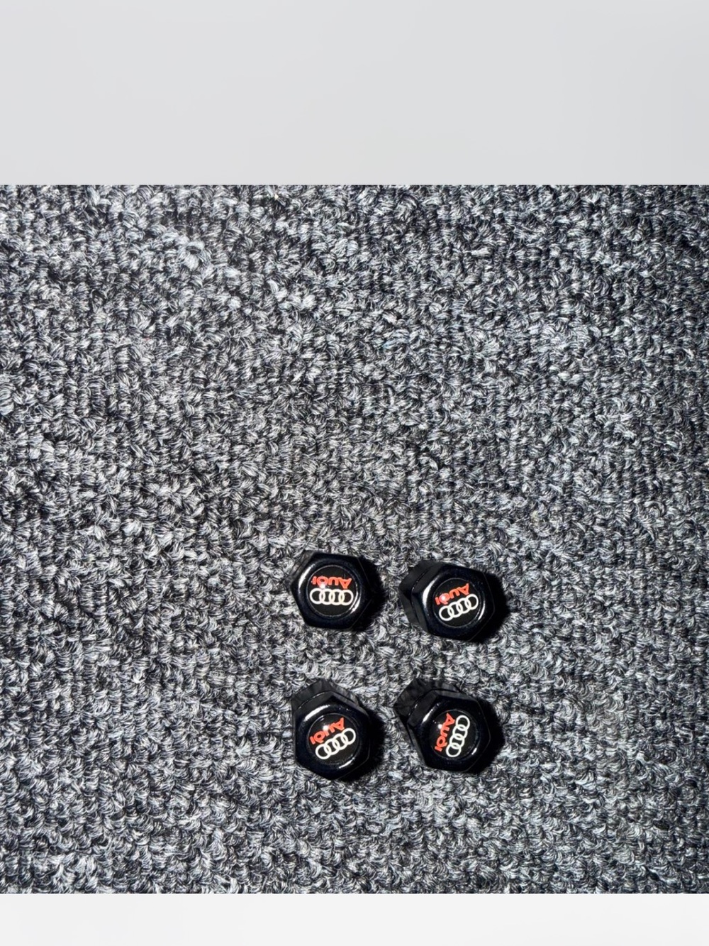 Black Valve Stem Caps - Set of 4